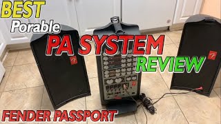 BEST Portable PA System FENDER PASSPORT 250 Event 150 300 Venue Fender PA Mixer How To REVIEW Pro PA