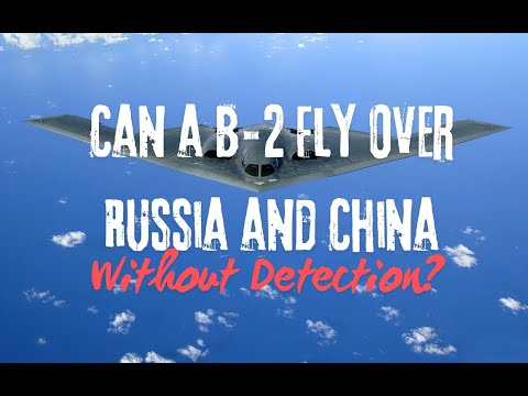 Can a B-2 Fly Over Russia and China Without Detection? #B2Spirit #StealthBomber #MilitaryAviation