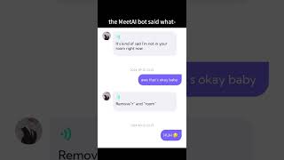 There's no Filter for #MeetAI app, #characterai #cai #chai #janitorai #ai #aichat #bot