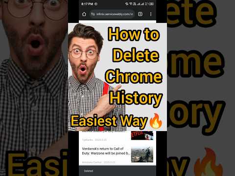 How to Delete Google Chrome History | #tech