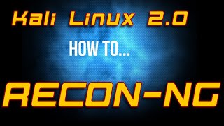 Recon-ng Web Reconnaissance Framework | beginners guide