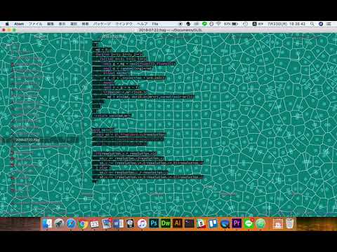 GLSL 2018/07/22 Voronoi 3