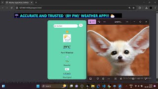 Coding 35 Created Weather App Using HTML CSS JS || API INCLUDED