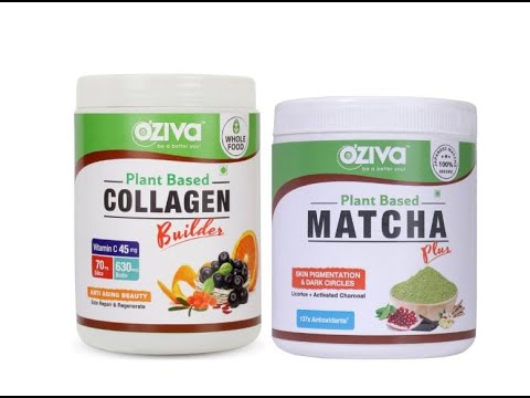 Un Boxing of Oziva Plant Based MatchPlus & Oziva Plant Based Collagen Builder.