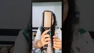 VEGA Litstyle L1 Hair Straightener Brush Review 😍 #hairstyle #hairbrush #hairstraightener #shorts