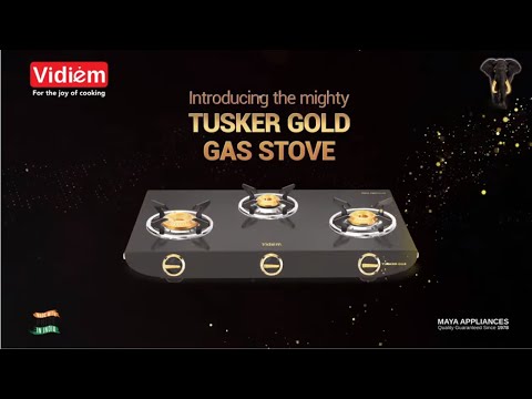 Vidiem Tusker Gold - 3 Burner Gas Stove Features