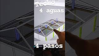 techo a 4 cuatro aguas en 4 cuatro pasos