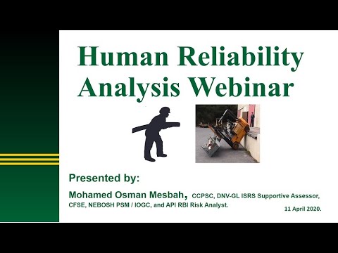 Human Reliability Analysis (HRA) دراسة العوامل البشرية