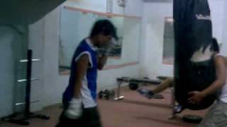 KEVIN BOQUECOSA AT THE GYM- WITH THE PINOY GENTING BOYZ STAFF- GENTING MALAYSIA