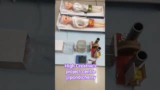 Doctors project/Nursing project working model/oxygen pump model/ventilator model/simple workingmodel