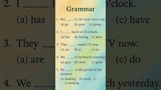 Grammar Time