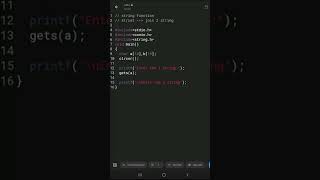 How to use string function strcat in c programming ||#shorts #stringfunctions|| c_50