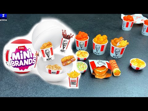 Opening 3 KFC Zuru Mini Brands | Mini Toys