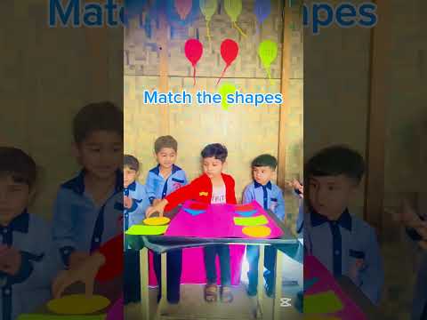 Match the shapes #almunir #school #ihavethisthingwithplants #learngrammar