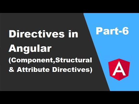 Angular Directives Tutorial | Types of Directives in Angular (Part - 6)