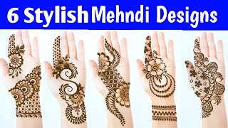 New Latest Stylish Mehndi designs - Most Beautiful Easy Mehendi designs for front hands