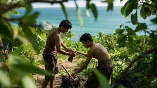 哈馬黑拉海野豬島生存第二集，這兩天我們終於解決了碳水化合物，今天還有意外收穫！收穫一頭大野豬！【探索兄弟】