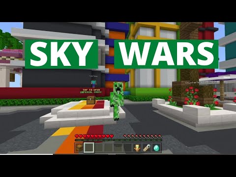 I Played Minecraft SKY WARS With LizardWizard!!!