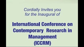 ICCRM@PSGIM 2023