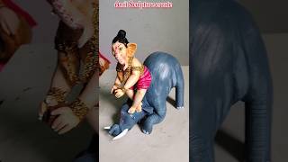 Bal Ganesha making || Ganesha making eco friendly #Shorts