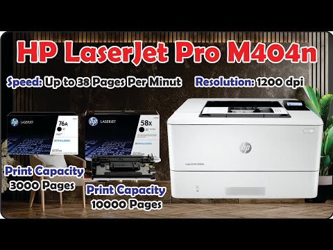 HP LaserJet Pro M404n Unboxing and Review