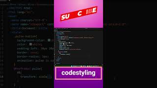 Amazing Clickable Button || HTML | CSS #codestyling  #codeing
