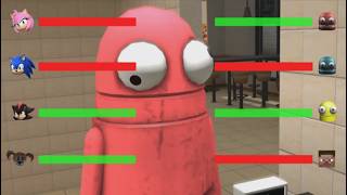 R.E.P.O VS FNAF UCN Animatronics vs SONIC MOVIE 3  With HEALTHBARS