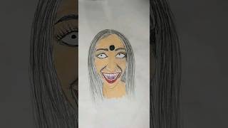Ami je tomar ||pehchano kon hai || scary art #shorts #shortvideo #vira #amijetomar #reels #scaryart