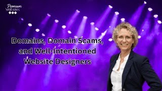 Domain, Domain scams, and well-intentioned website designer