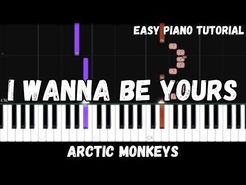 Arctic Monkeys - I Wanna Be Yours (Easy Piano Tutorial)