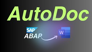 AutoDoc.sap.codes