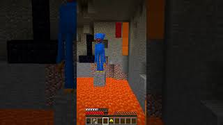 Minecraft Saving Huggy Vuggy Vs Silverfish Win  #short