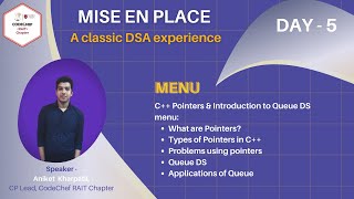 MISE EN PLACE (DSA Prep Series) - Day 5 || CodeChef RAIT Chapter