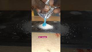 Experiment :- salt with mix shampoo #shorts #shortsvideo #tranding #experiment #science