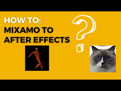 Mixamo To After Effects #HowTo