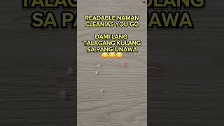 CLEAN AS YOU GO PERO BAKIT INIWAN ANG KALAT AT DUMI