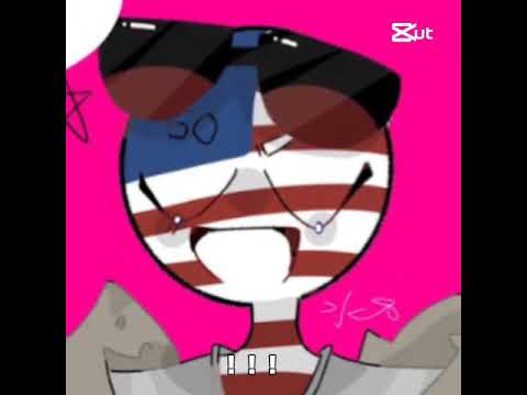 【   う、 うるさいです、！!  】🇺🇸🇯🇵ver.   #countryhumans #ポーランドボール #カンヒュ