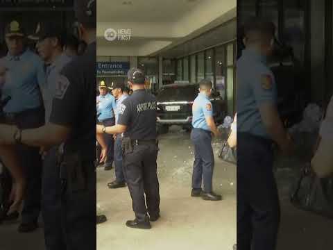 BREAKING: Two Killed After Car Crashes Into Airport Entrance In Manila, Philippines | 10 News First