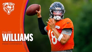 Caleb Williams 'trying to take a step up in my leadership role' | Press Conference | Chicago Bears