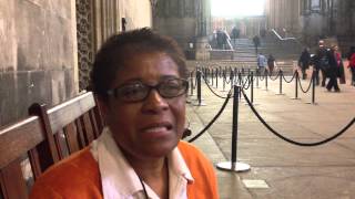 Violet at UK Feminista Lobby, 24 October 2012