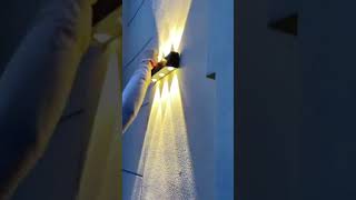 led indoor and outdoor wall lights #homedecor #led