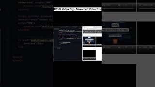 Simplify Downloads: HTML Video Tag & Anchor Links! #htmlvideo #codewithmayur
