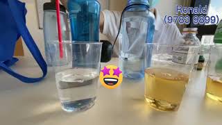 還原水功能示範：抗氧化