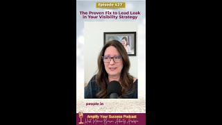 The Proven Fix to Lead Leak in Your Visibility Strategy #shorts
