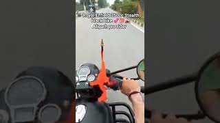 Royal Enfield 350cc Stealth black bike 💞💯🏍️ #viralsong #trending #viralyoutube #reels #bikelover