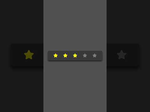 Javascript star rating #shorts #viral #javascript
