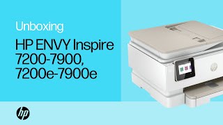 Unbox and Set Up HP ENVY Inspire 7200, 7200e, 7900, 7900e AiO Printers | HP Printers | @HPSupport