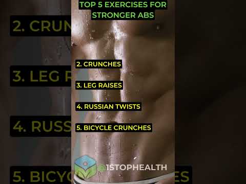 Top 5 Exercises for Stronger Abs! #shorts