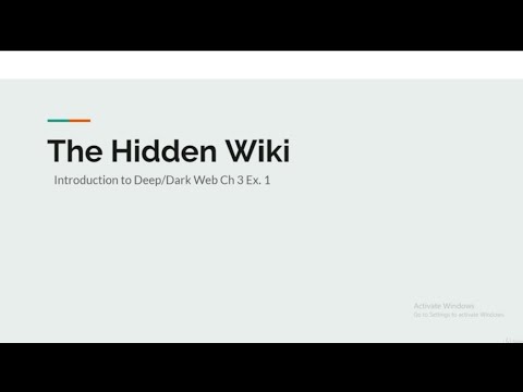 The Hidden Wiki