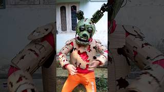 Springtrap body Suit up #springtrap #suit #fnafcosplay #shorts
